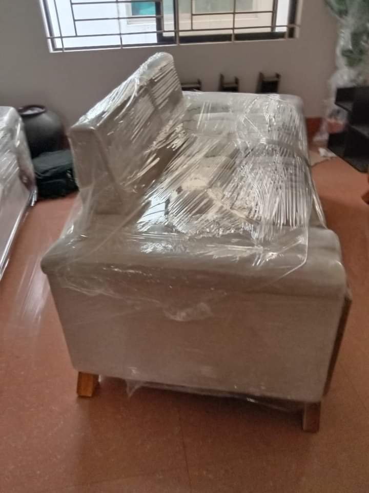 sofa wrapped